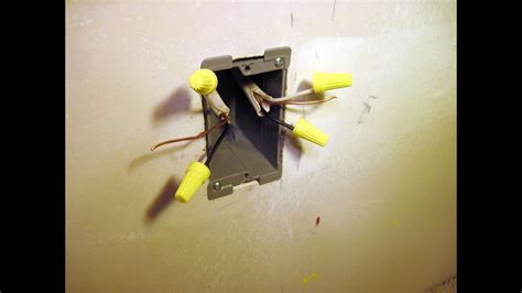 can you put a junction box behind drywall|drywall patch over electrical box.